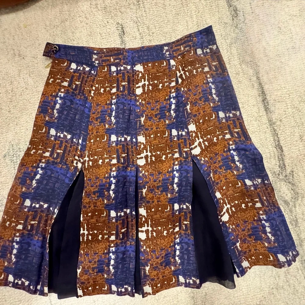 Tory Burch Hull Pleated Skirt, Size 4 - Picture 2 of 4